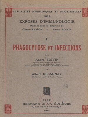 cover image of Phagocytose et infections (1)